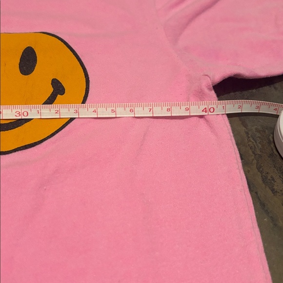 Aviator Nation Kids Pink Tee with Smiley Face Size 14 - Picture 6 of 6